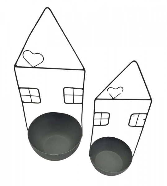 Zinkhaus zum Bepflanzen 2er Set